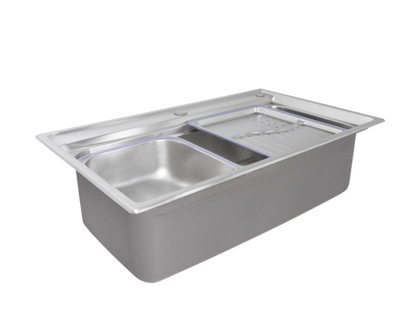 KSM-7848 Мойка из нержавеющей стали KAISER 780x480x230